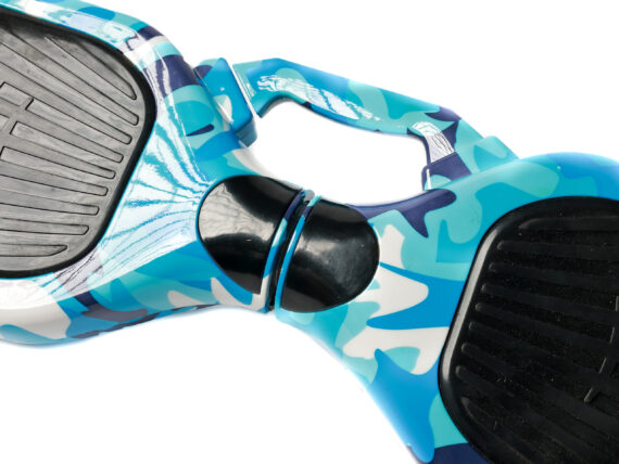 PB6 Blue Military Hoverboard – Best Hoverboard for All Ages with Long-Range Battery - Image 4