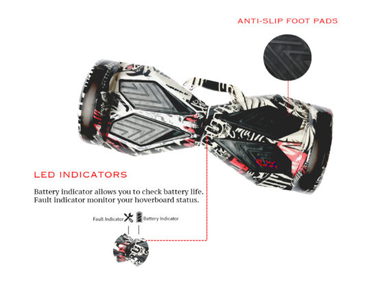 PB8 Street | Best Value 8-inch Street Hoverboard for All Ages in India - Image 3
