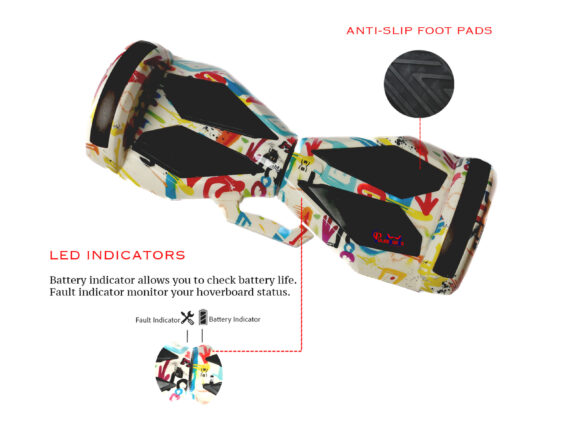 PB8 Doodle | Affordable 8-inch Hoverboard for Indoor & Outdoor Use in India – Buy 8-inch Self Balancing Hoverboard - Image 3