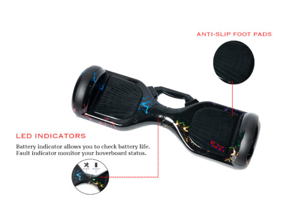 PB 6+: Thunder Hoverboard | 6.5-Inch Self Balancing Scooter for Kids and Adults – Built for Power and Adventure - Image 4