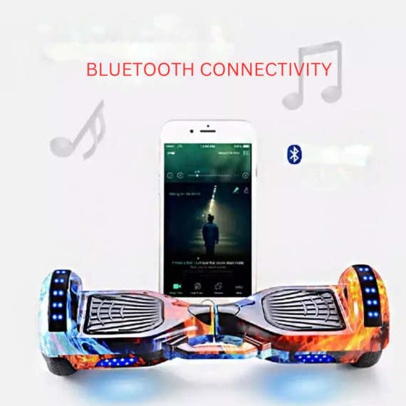 HOVERBOARD WITH BLUETOOTH CONNECTIVITY